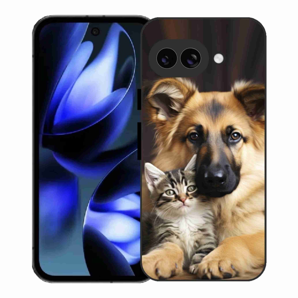 Gelový kryt mmCase na Google Pixel 9a - zvířecí přátelství