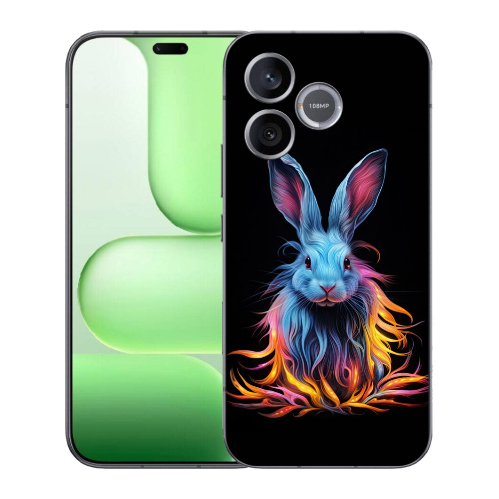 Gelový kryt mmCase na Honer 600 Lite - abstraktní zajíc