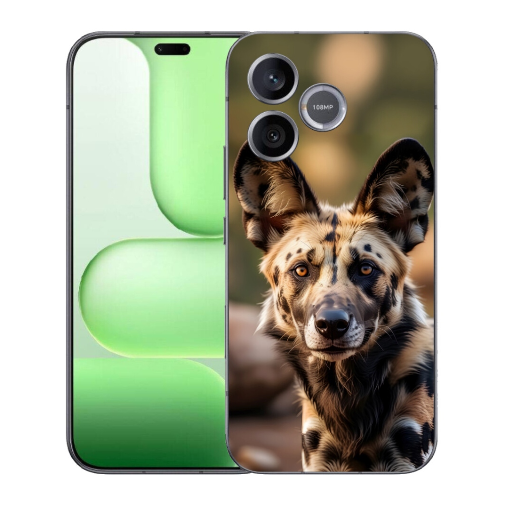 Gelový kryt mmCase na Honer 600 Lite - africký divoký pes