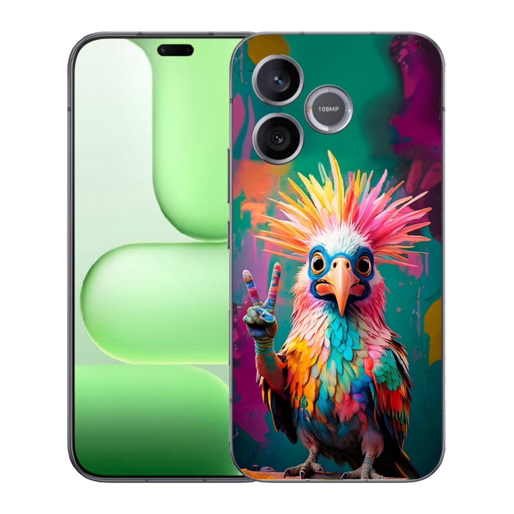Gelový kryt mmCase na Honer 600 Lite - barevný rebel