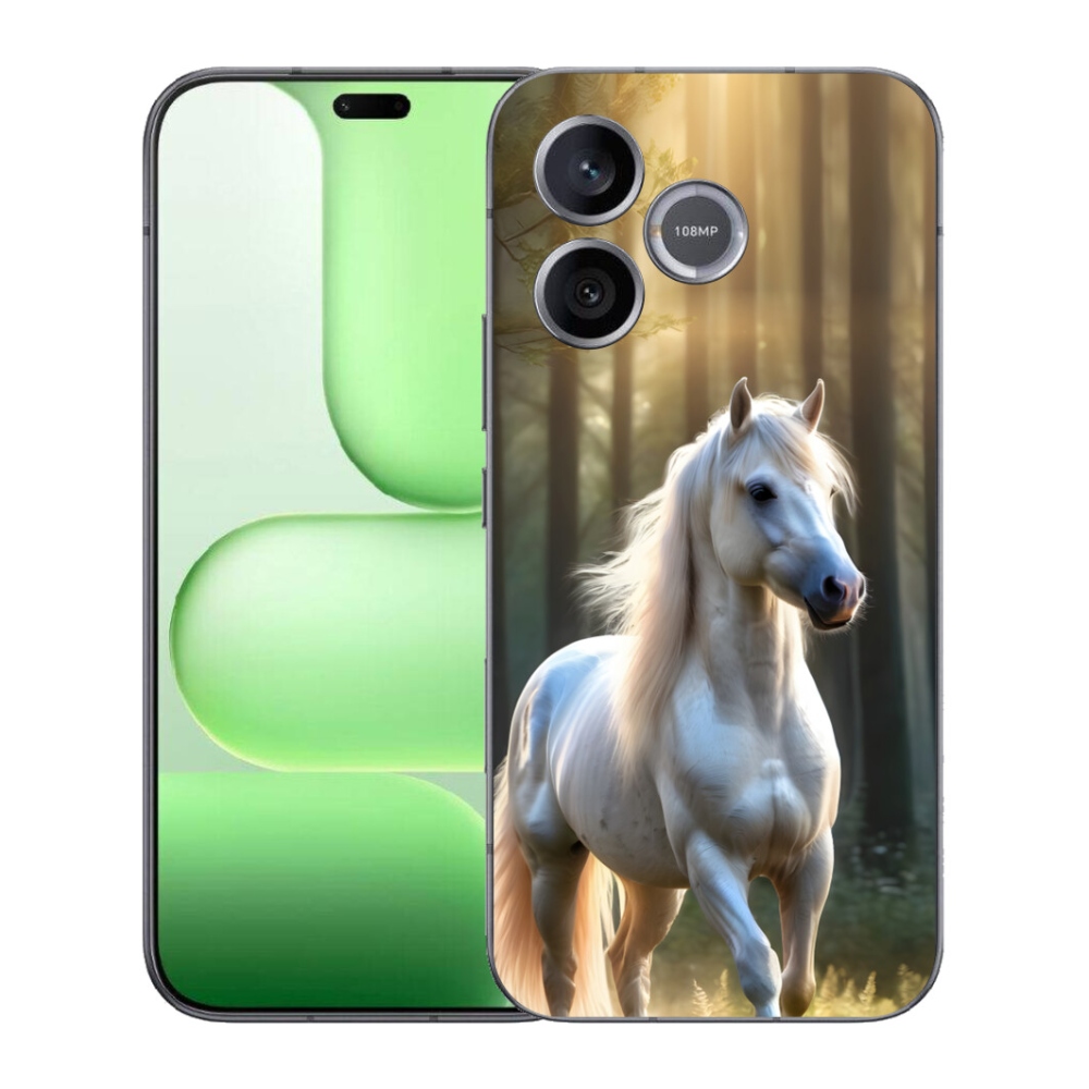 Gelový kryt mmCase na Honer 600 Lite - bílý kůň 3