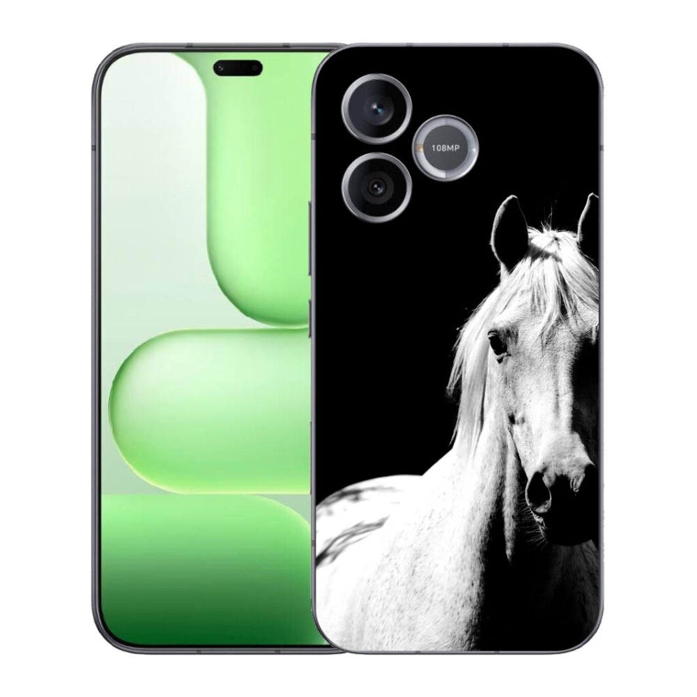 Gelový kryt mmCase na Honer 600 Lite - bílý kůň 5