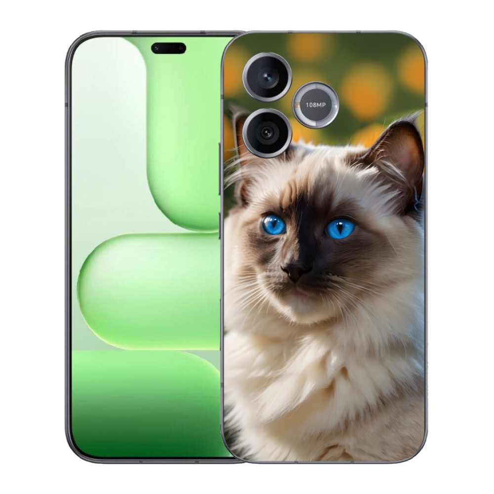 Gelový kryt mmCase na Honer 600 Lite - bílý ragdoll