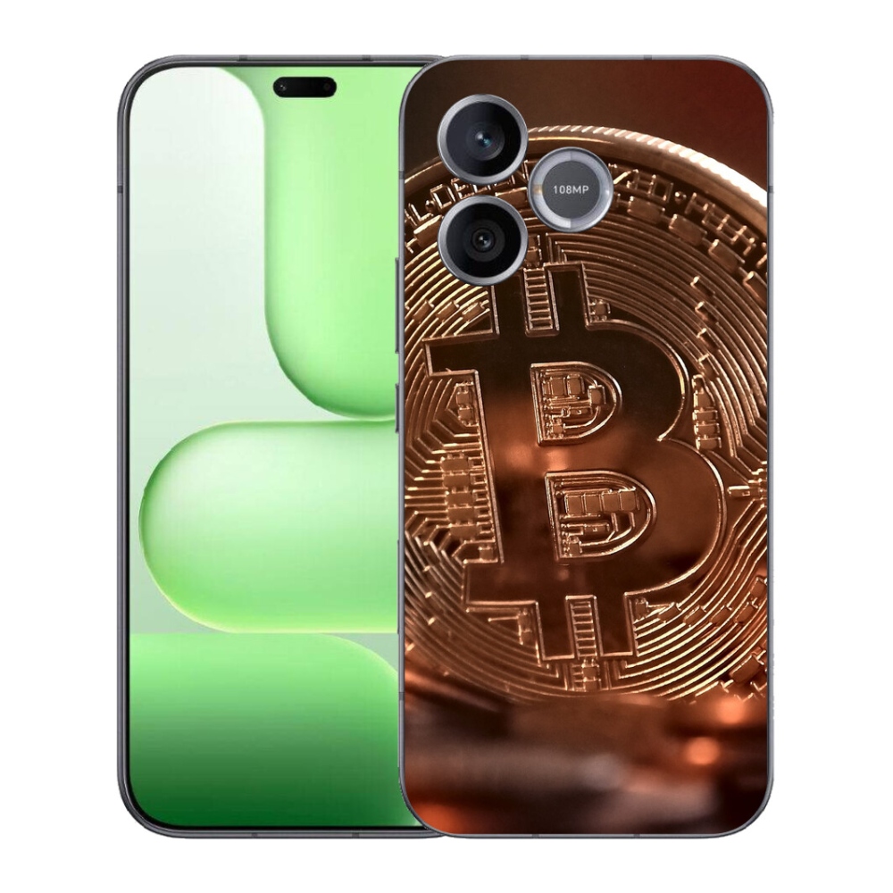 Gelový kryt mmCase na Honer 600 Lite - bitcoin