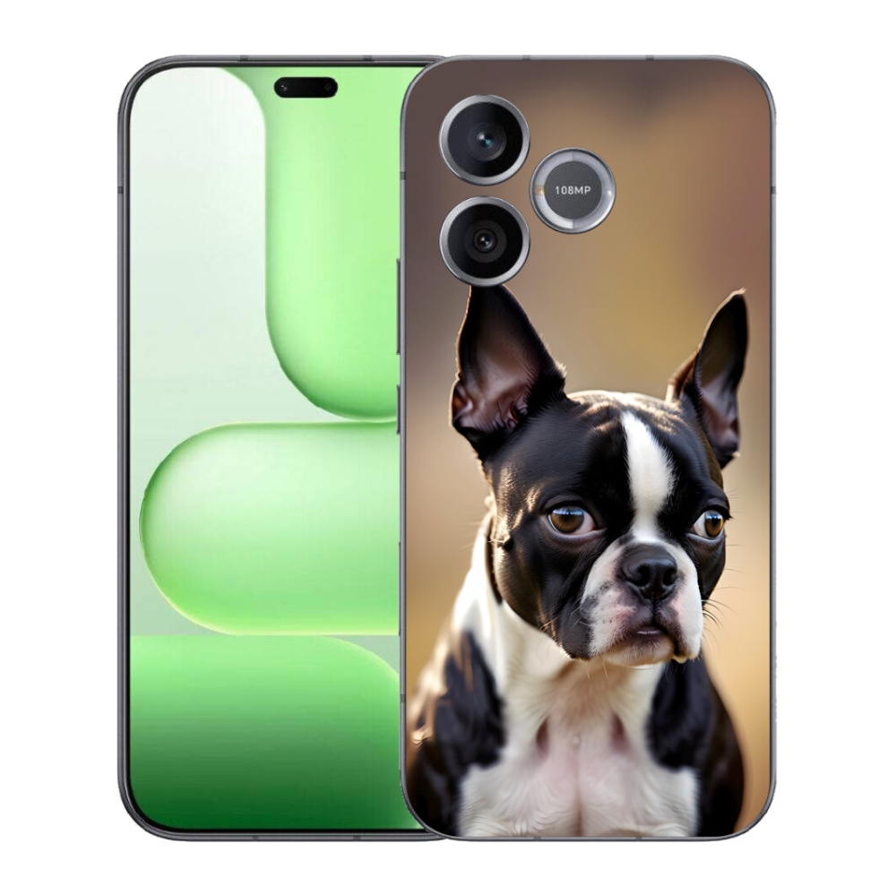 Gelový kryt mmCase na Honer 600 Lite - bostonský teriér