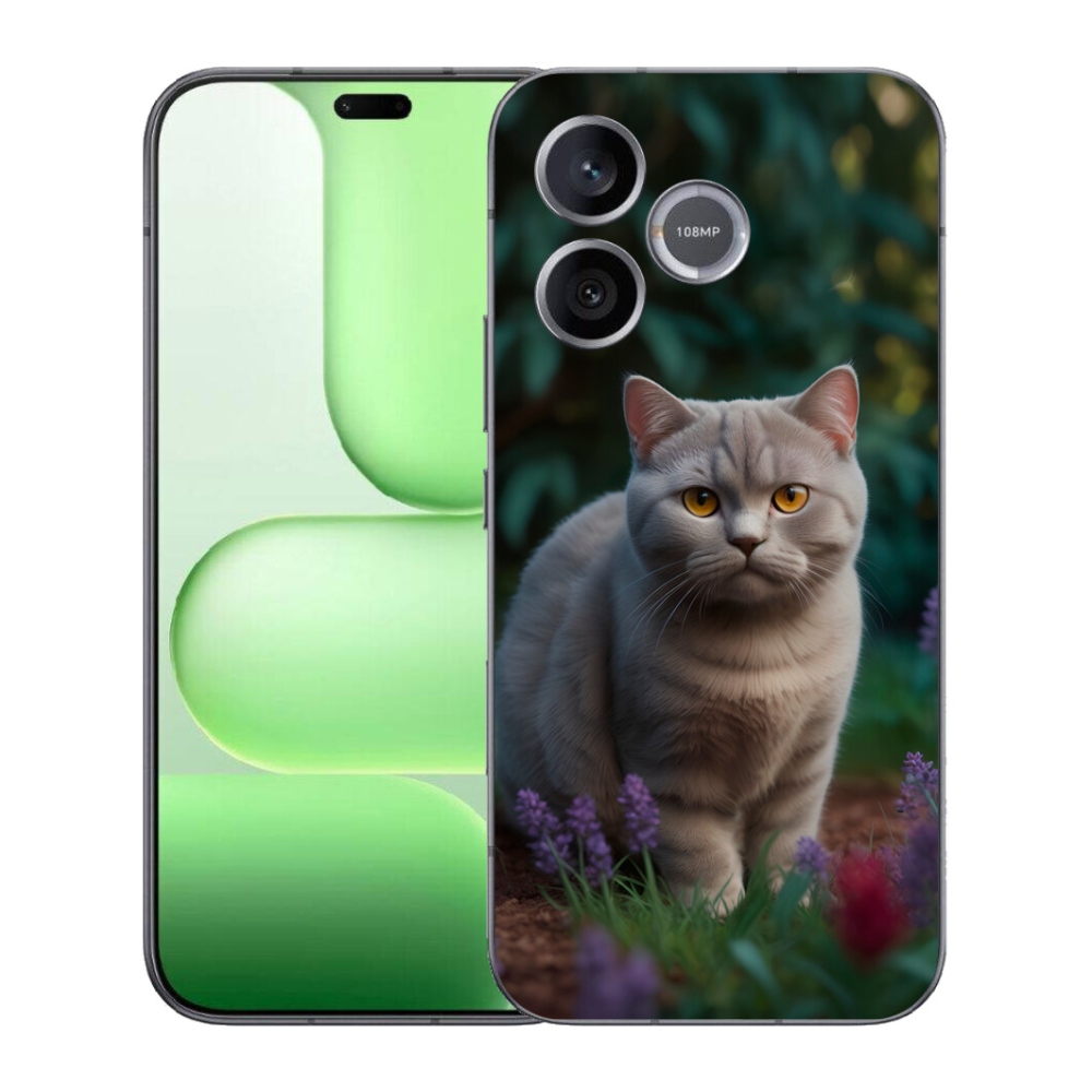 Gelový kryt mmCase na Honer 600 Lite - britská kočka