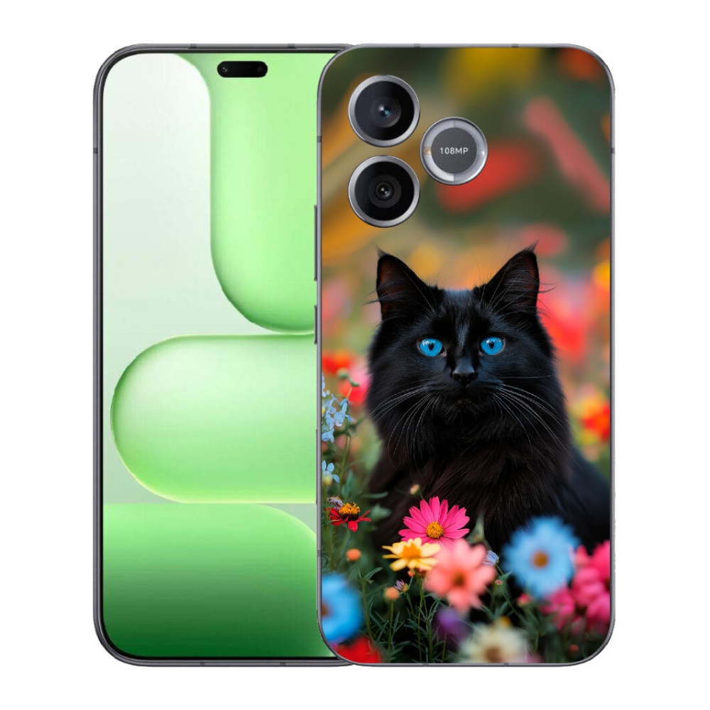 Gelový kryt mmCase na Honer 600 Lite - černé kotě 4