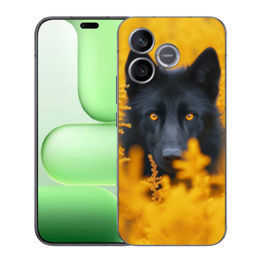 Gelový kryt mmCase na Honer 600 Lite - černý vlk 2