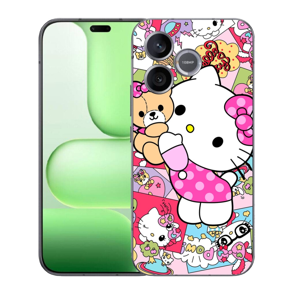 Gelový kryt mmCase na Honer 600 Lite - cute kitty