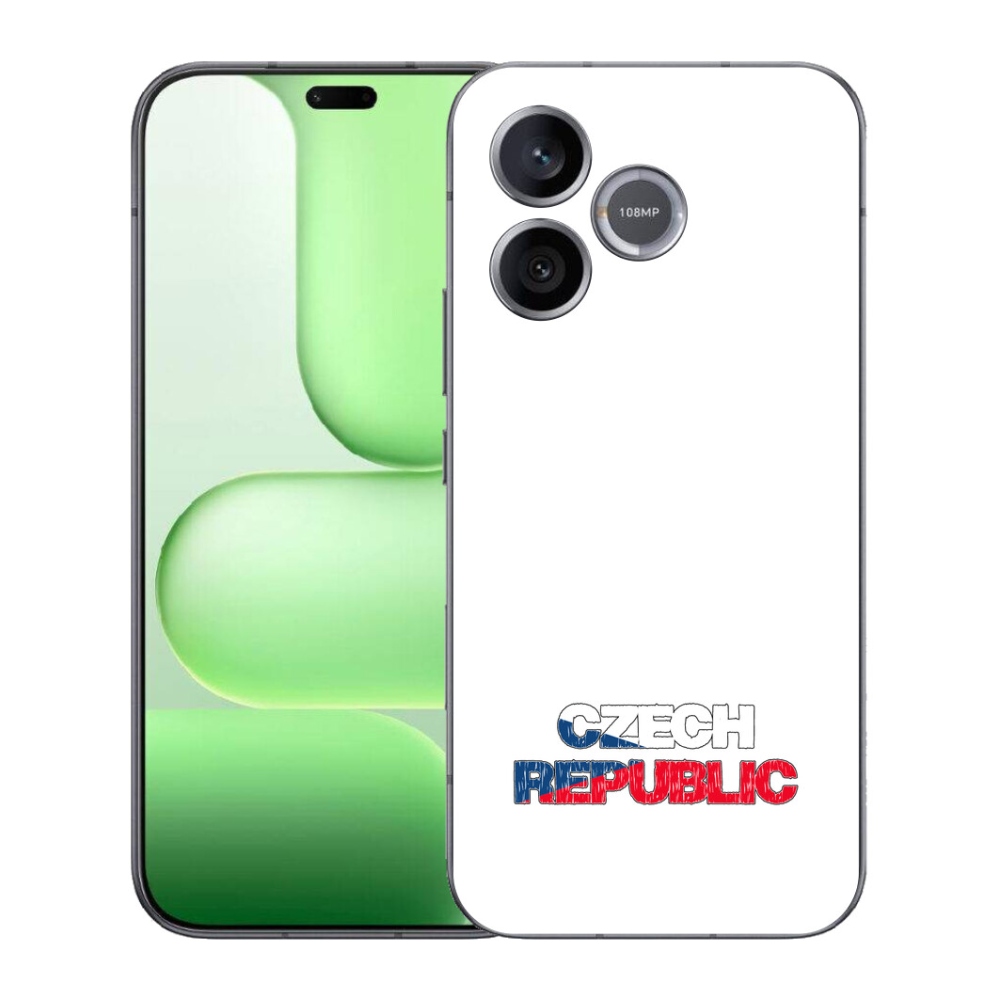 Gelový kryt mmCase na Honer 600 Lite - Czech Republic bílé pozadí