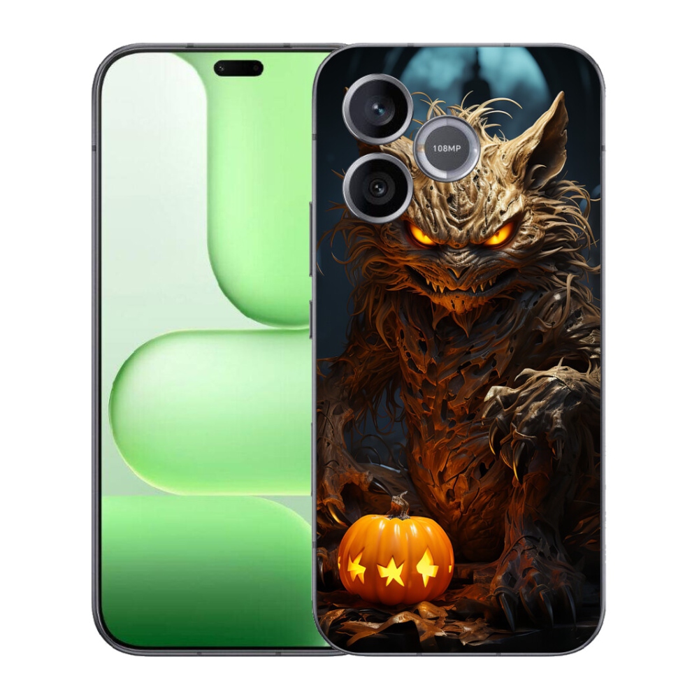 Gelový kryt mmCase na Honer 600 Lite - halloweenská příšera