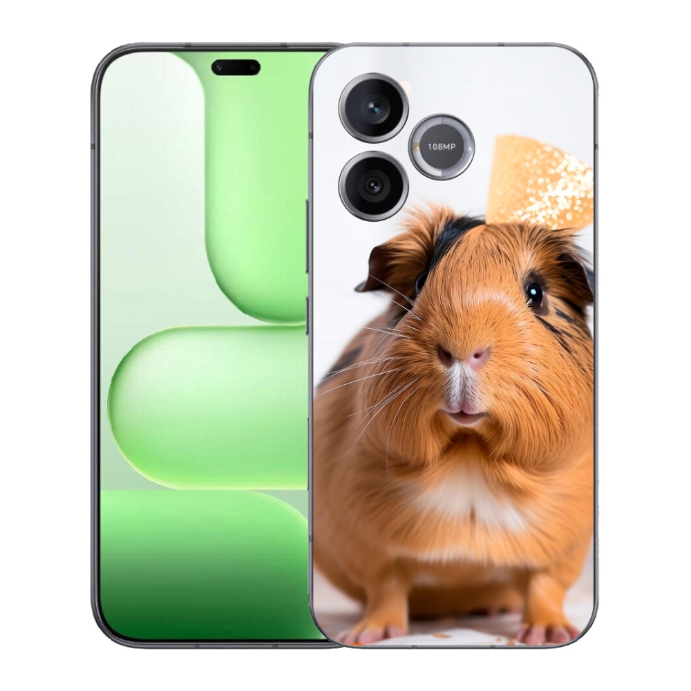 Gelový kryt mmCase na Honer 600 Lite - hnědé morče