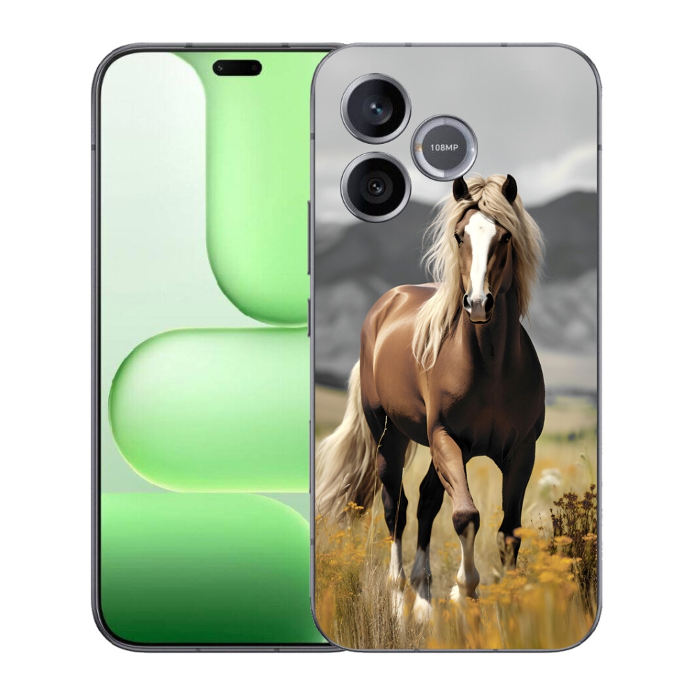 Gelový kryt mmCase na Honer 600 Lite - hnědý kůň 1