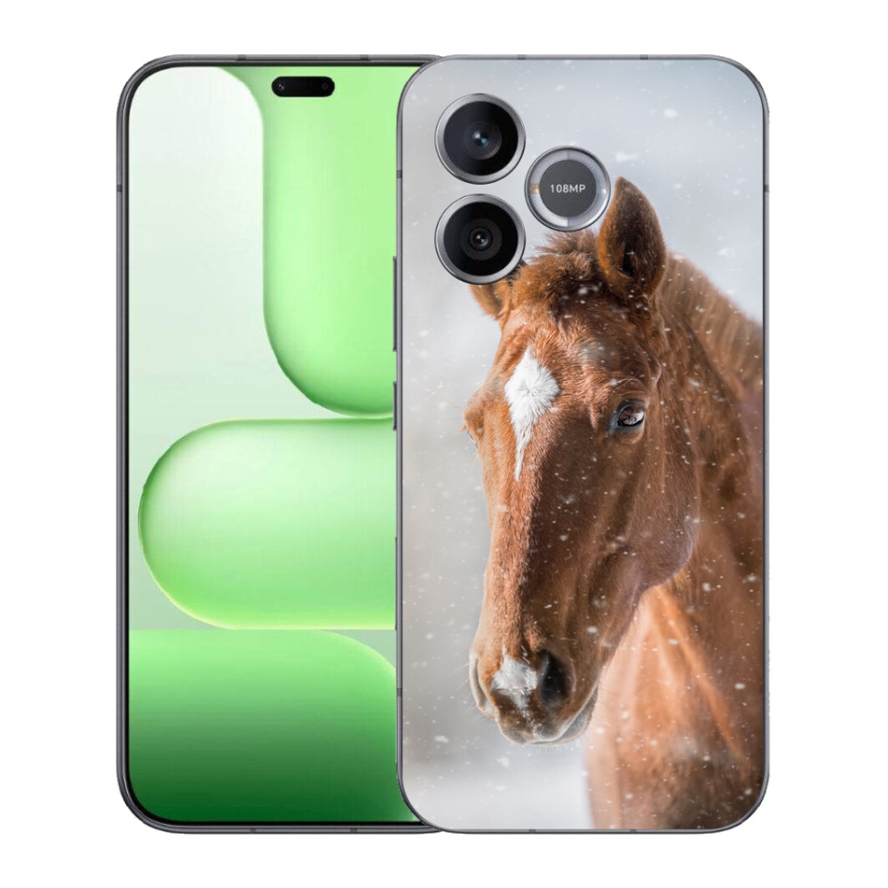 Gelový kryt mmCase na Honer 600 Lite - hnědý kůň 2
