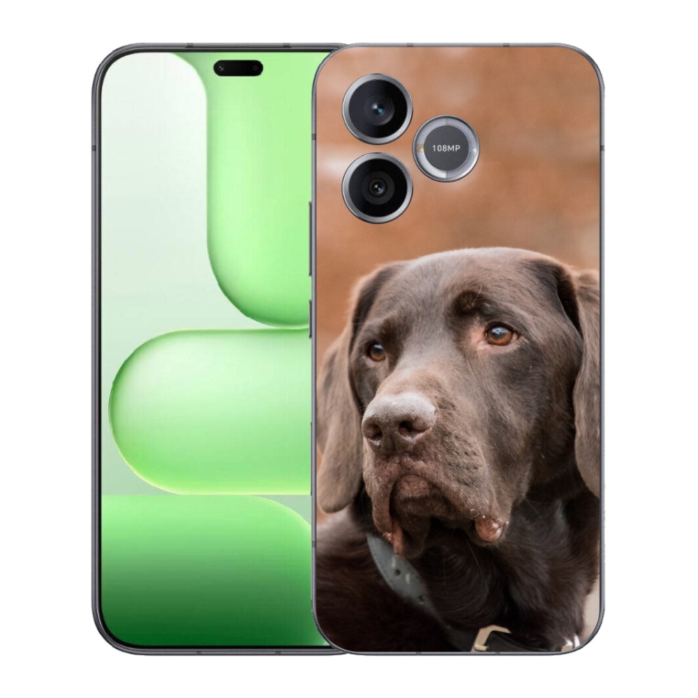 Gelový kryt mmCase na Honer 600 Lite - hnědý labrador