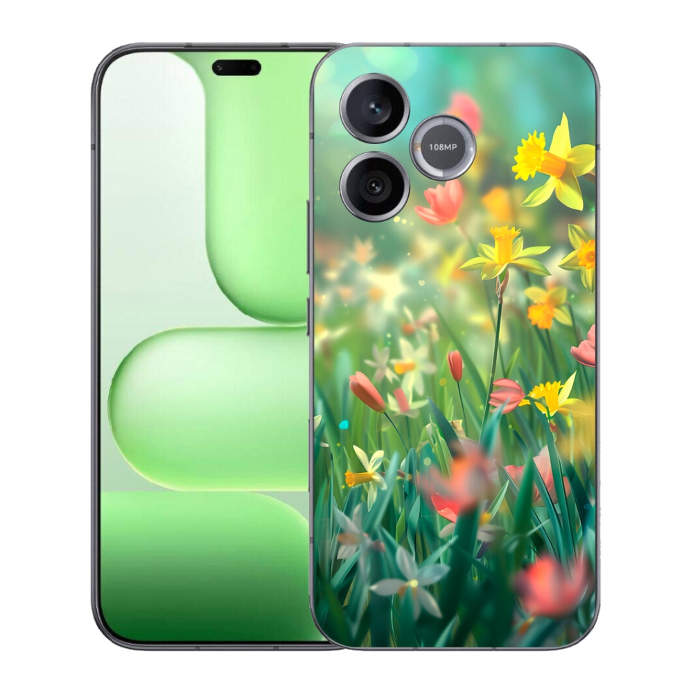 Gelový kryt mmCase na Honer 600 Lite - jarní květy