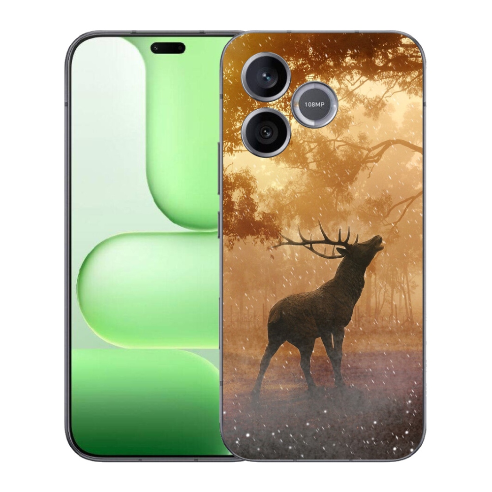 Gelový kryt mmCase na Honer 600 Lite - jelen v říji