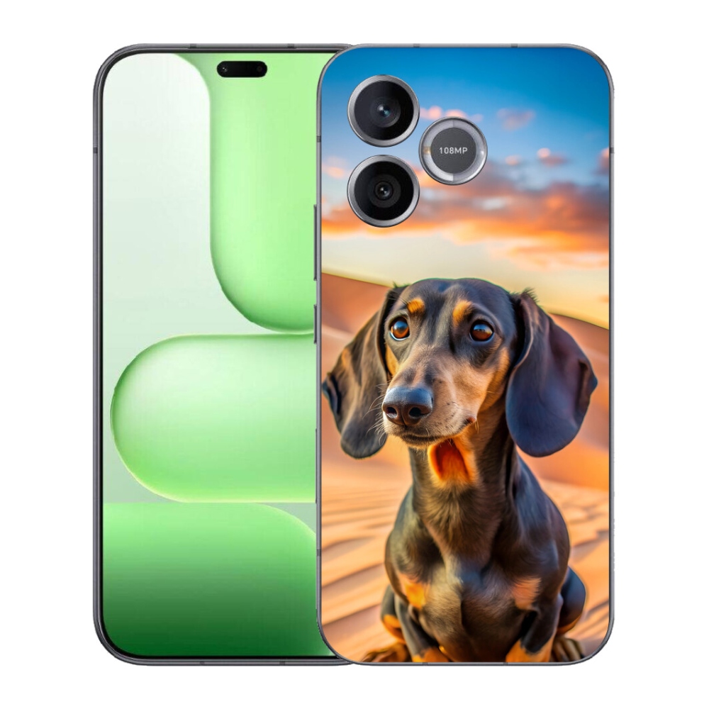 Gelový kryt mmCase na Honer 600 Lite - jezevčík 3 