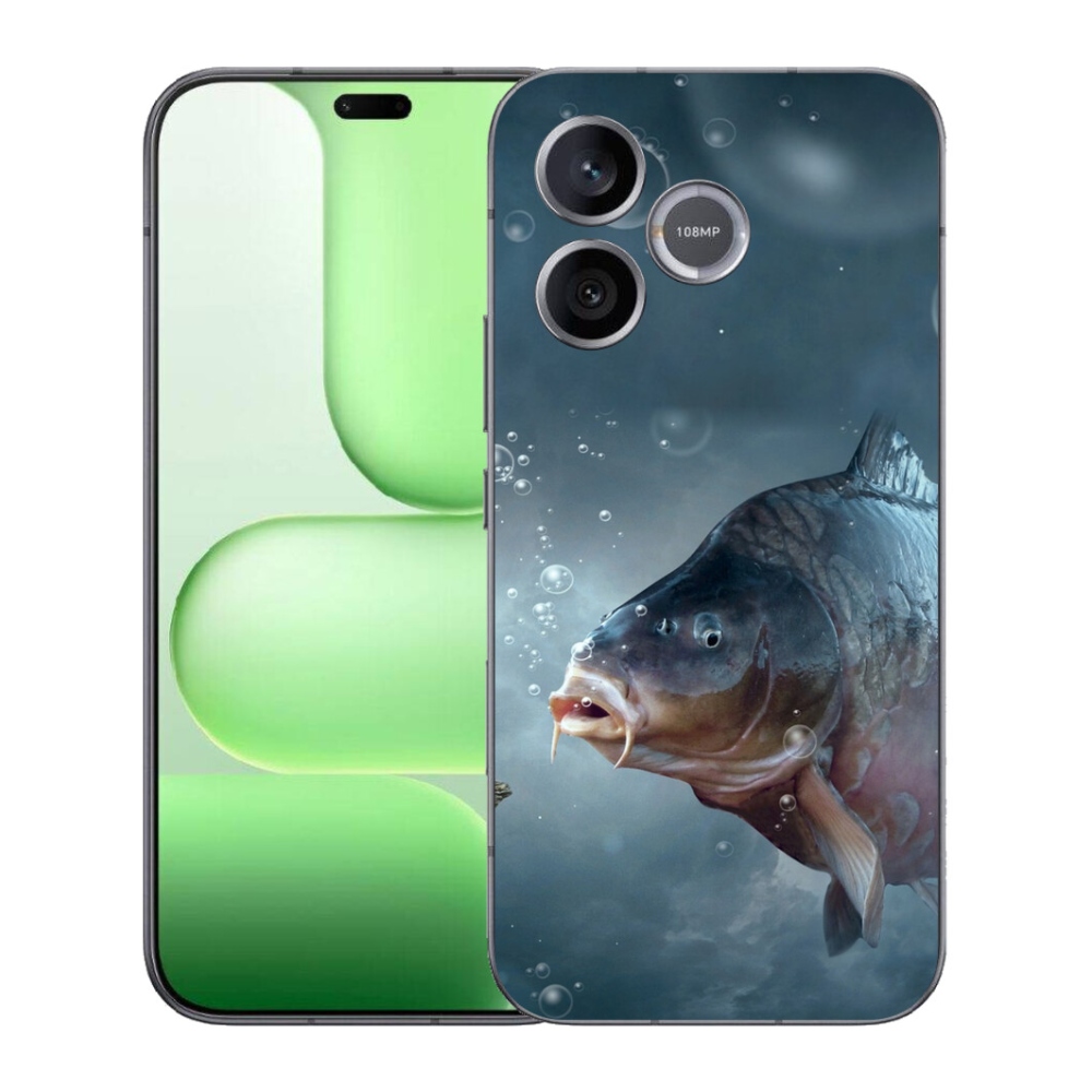 Gelový kryt mmCase na Honer 600 Lite - kapr a bublinky