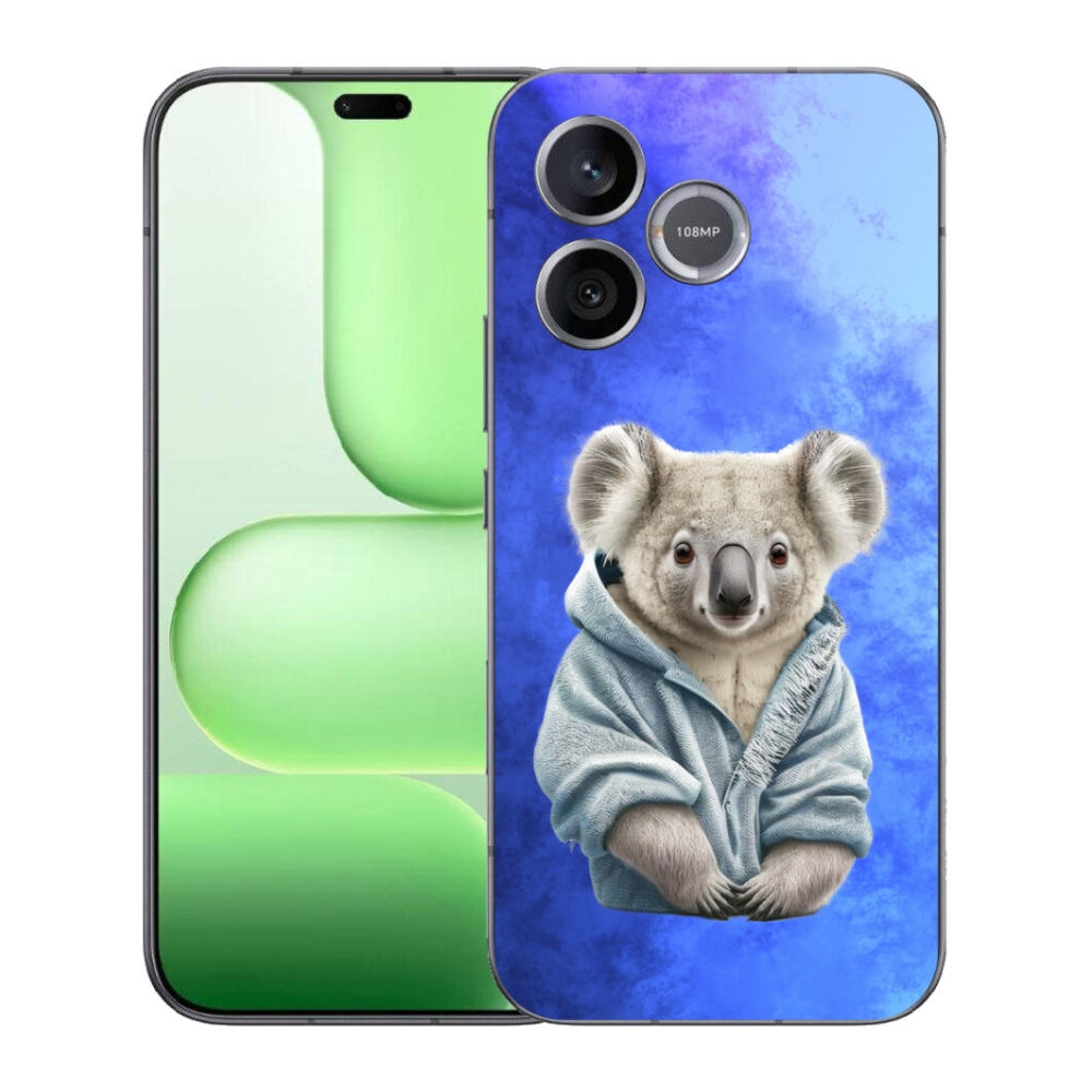 Gelový kryt mmCase na Honer 600 Lite - koala ve svetru