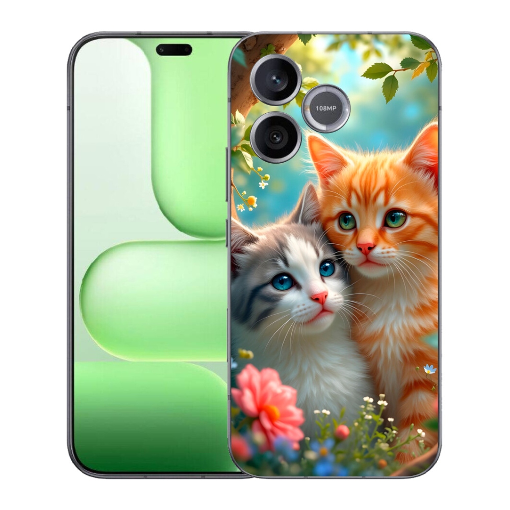 Gelový kryt mmCase na Honer 600 Lite - kočičí láska 2