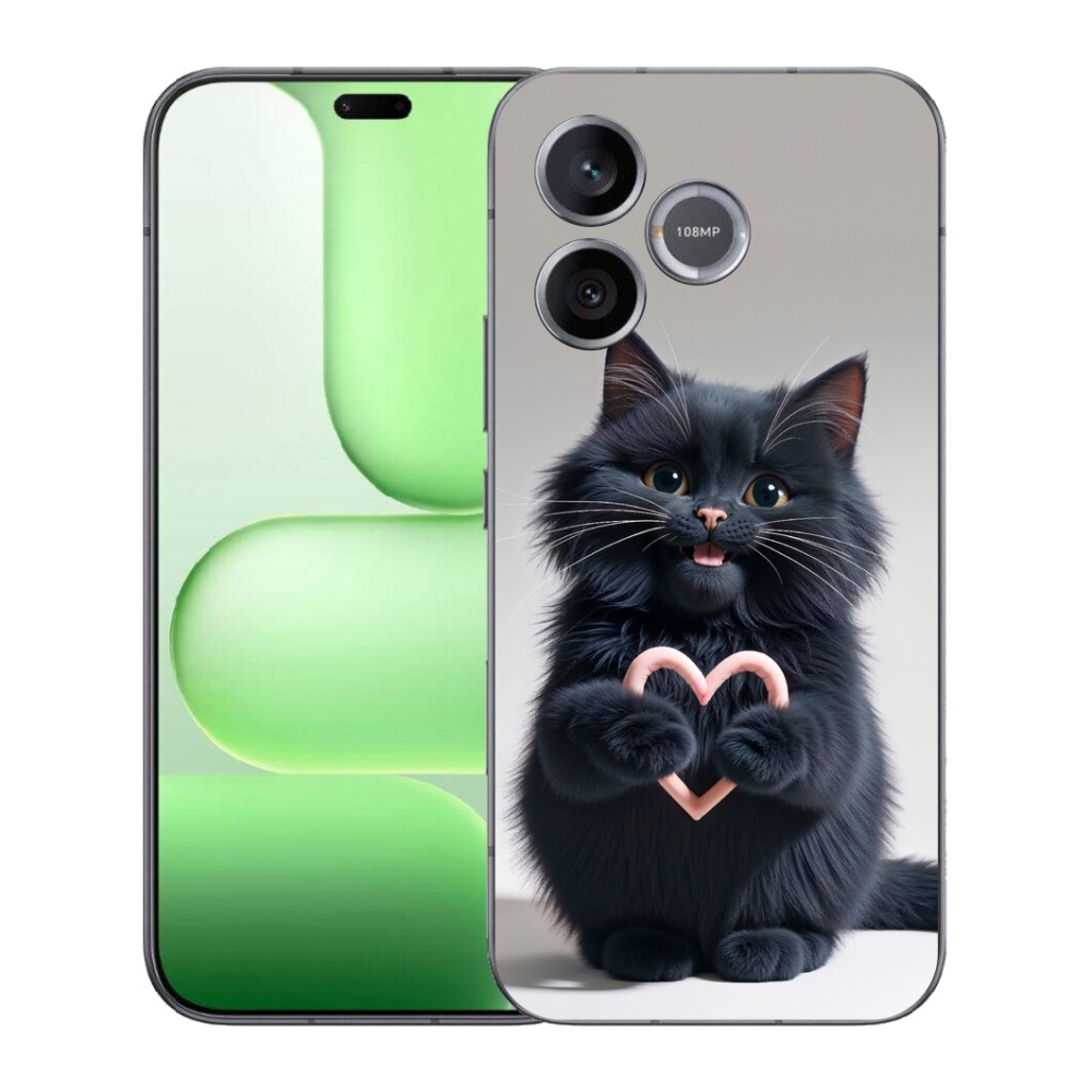 Gelový kryt mmCase na Honer 600 Lite - kočičí láska 3