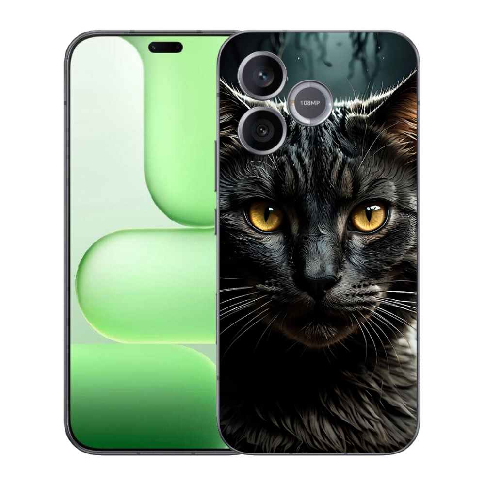 Gelový kryt mmCase na Honer 600 Lite - kočičí pohled 3