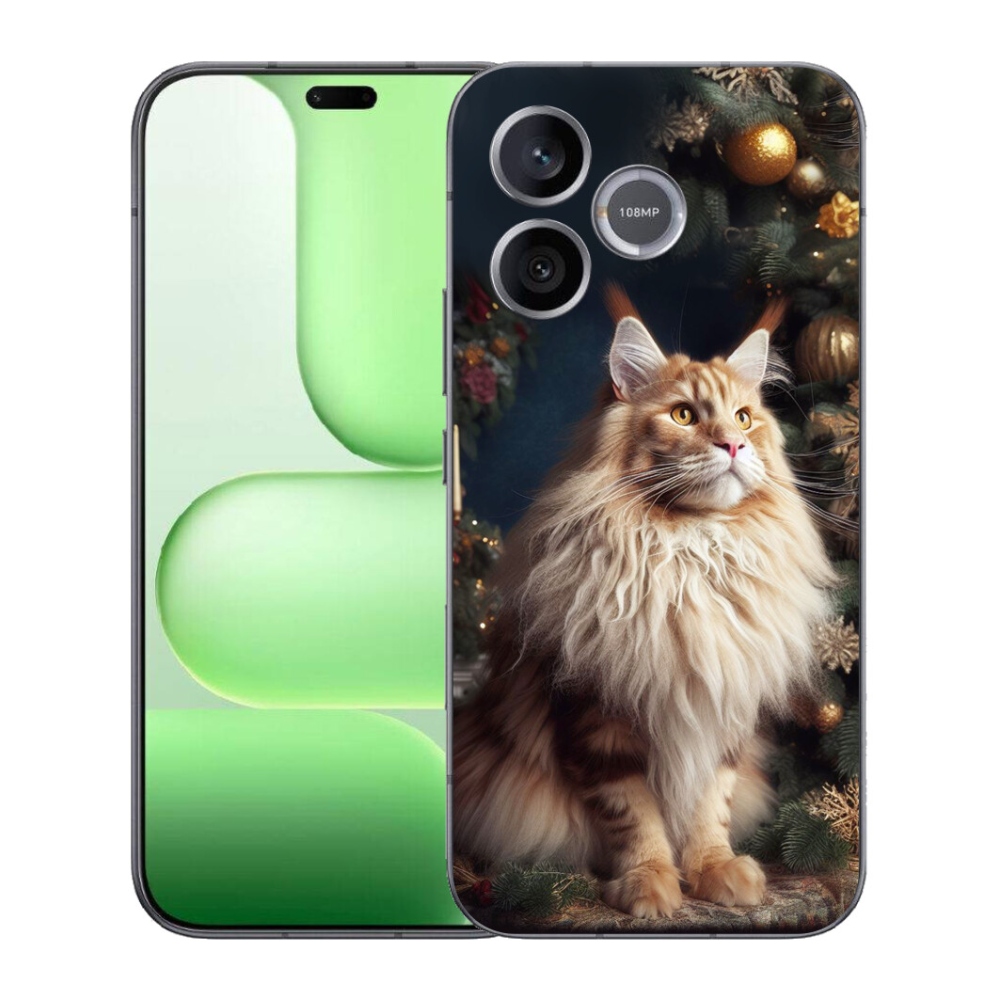Gelový kryt mmCase na Honer 600 Lite - kočka u stromku
