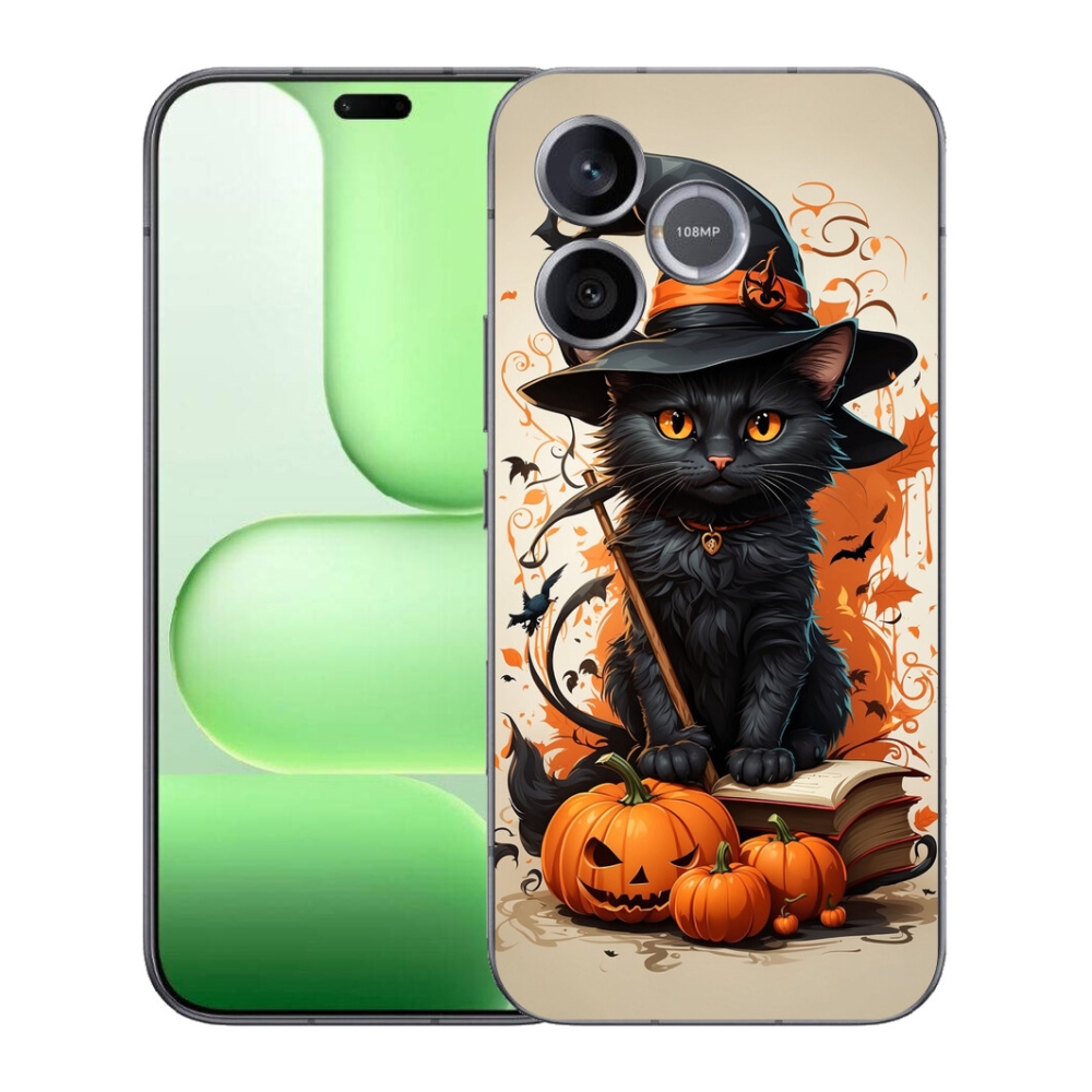 Gelový kryt mmCase na Honer 600 Lite - kocour čaroděj