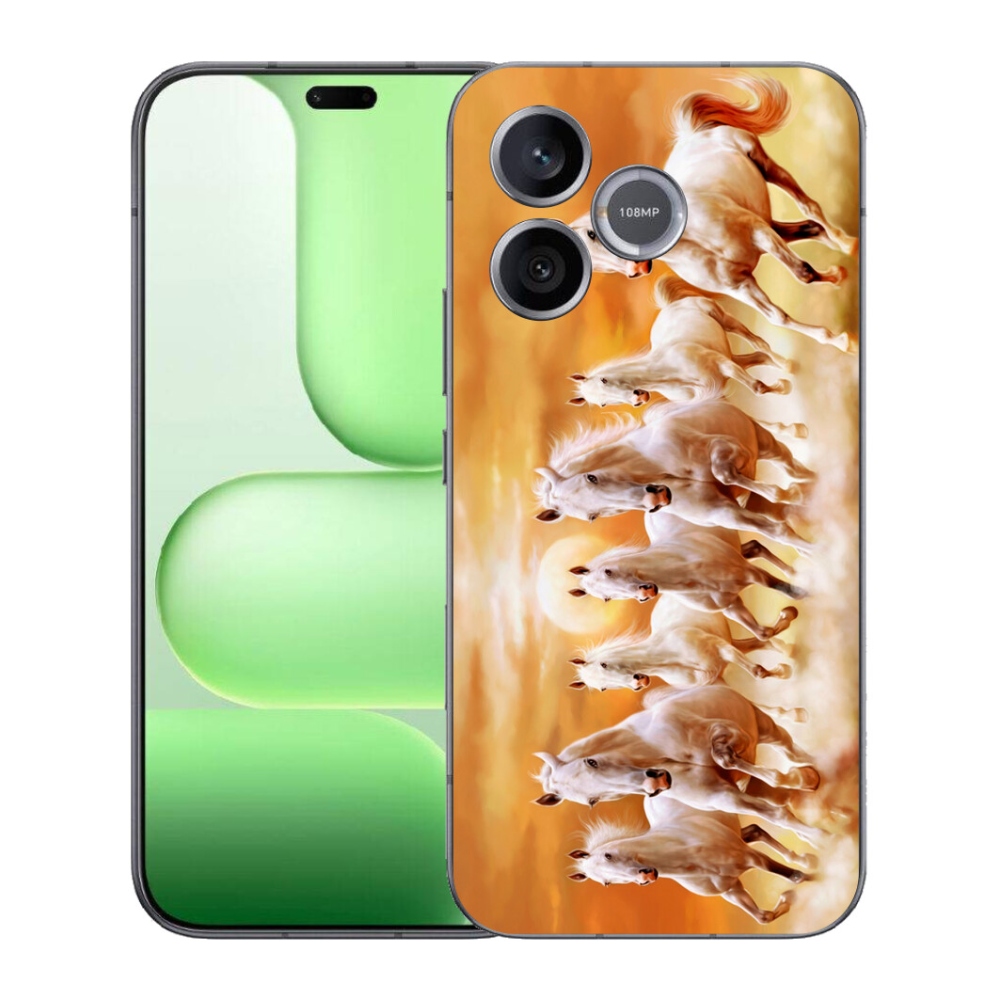 Gelový kryt mmCase na Honer 600 Lite - koně 2