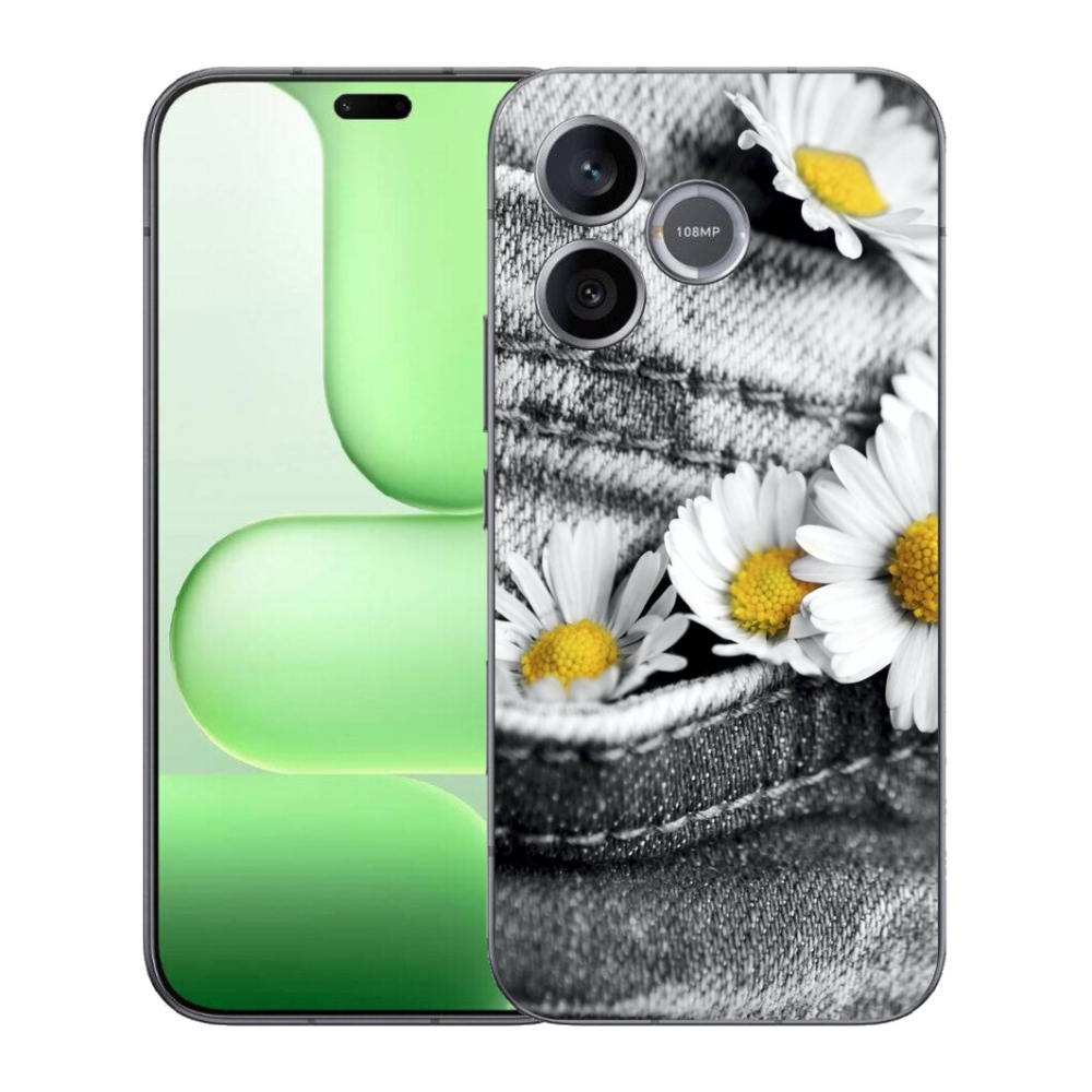 Gelový kryt mmCase na Honer 600 Lite - kopretiny
