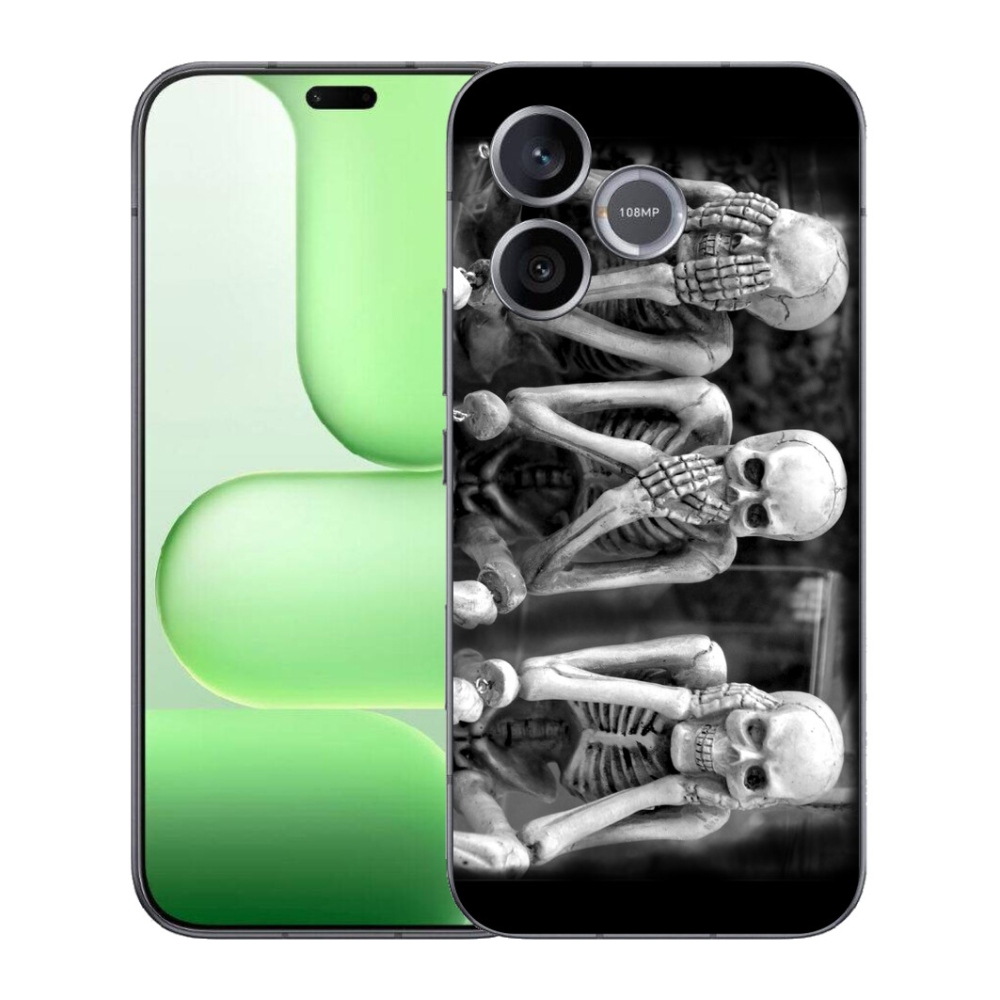 Gelový kryt mmCase na Honer 600 Lite - kostlivci