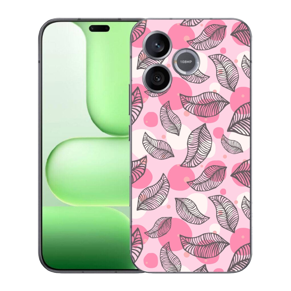 Gelový kryt mmCase na Honer 600 Lite - kreslené padající listy