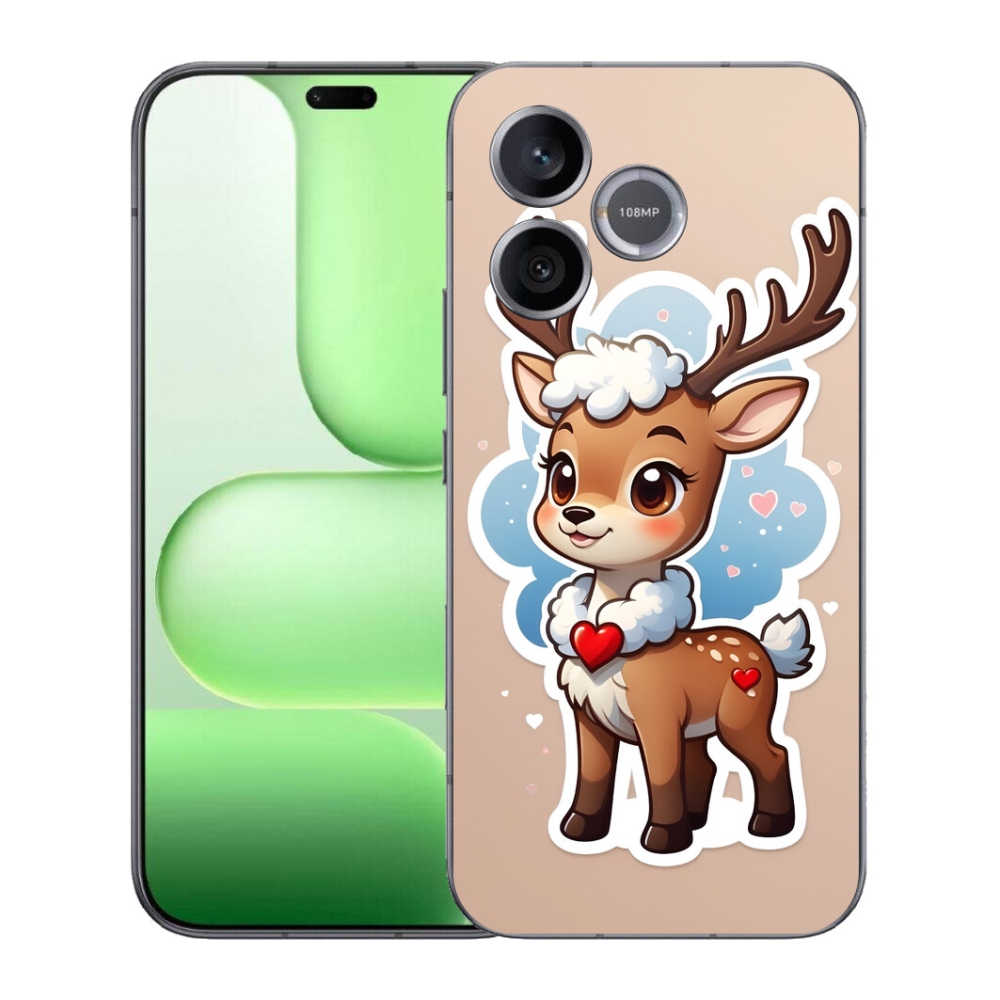 Gelový kryt mmCase na Honer 600 Lite - kreslený sob