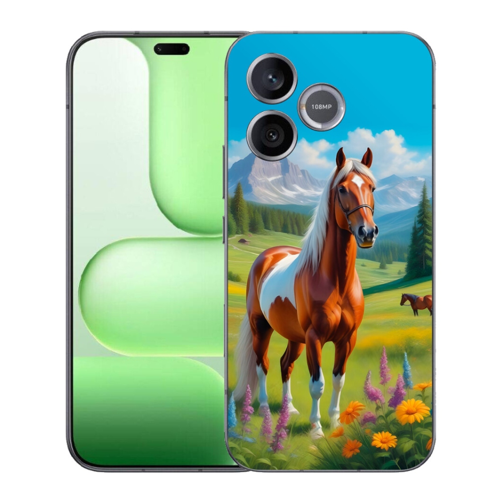 Gelový kryt mmCase na Honer 600 Lite - kůň na louce