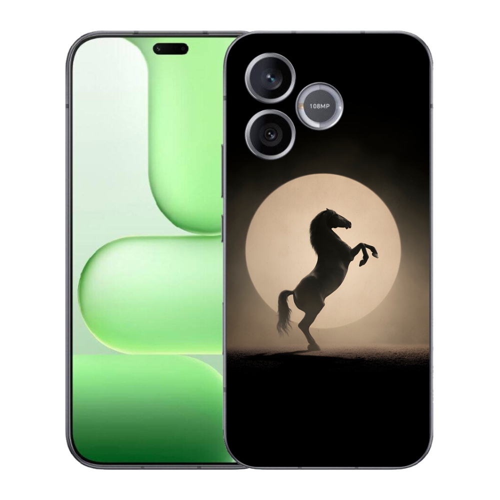 Gelový kryt mmCase na Honer 600 Lite - kůň v siluetě