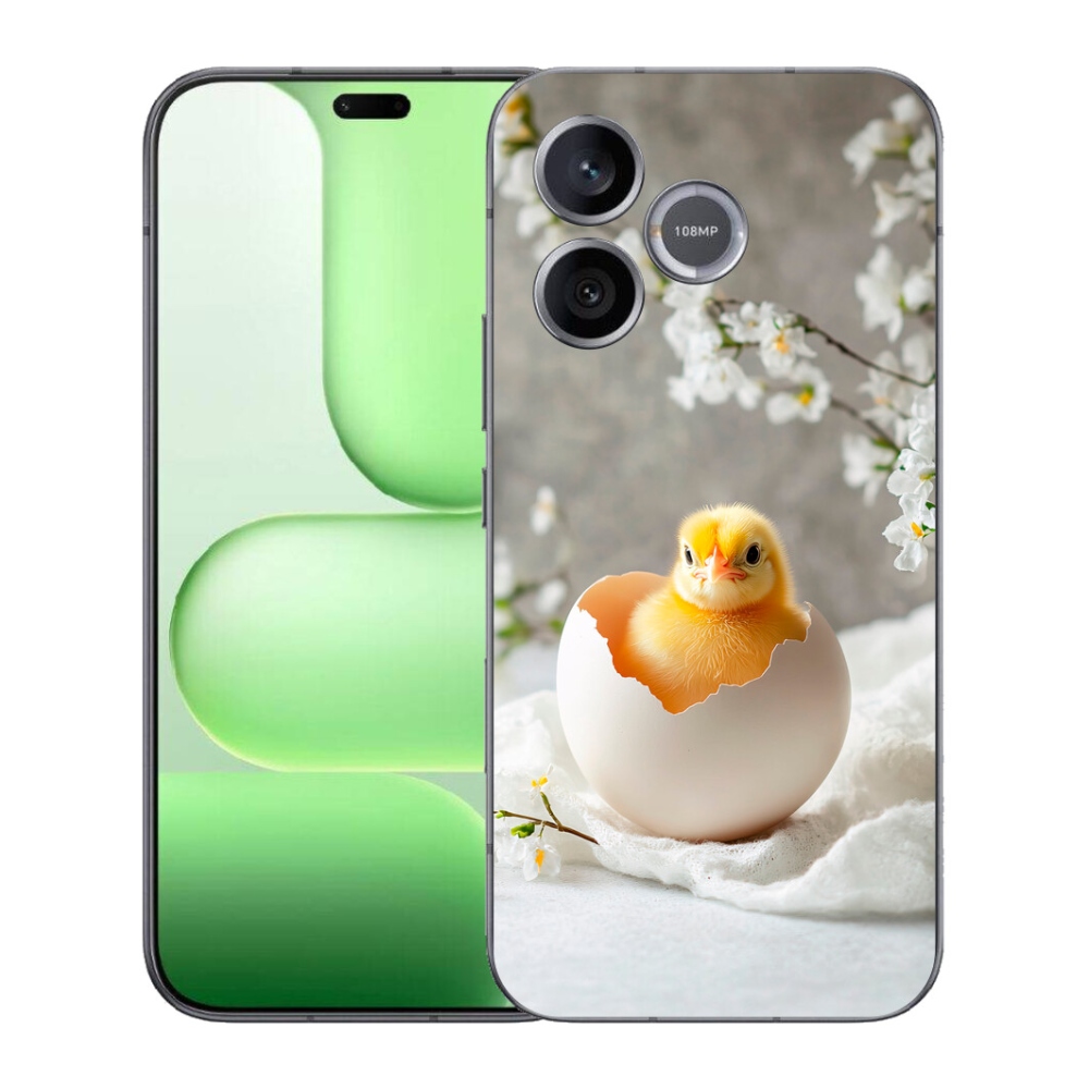 Gelový kryt mmCase na Honer 600 Lite - kuřátko