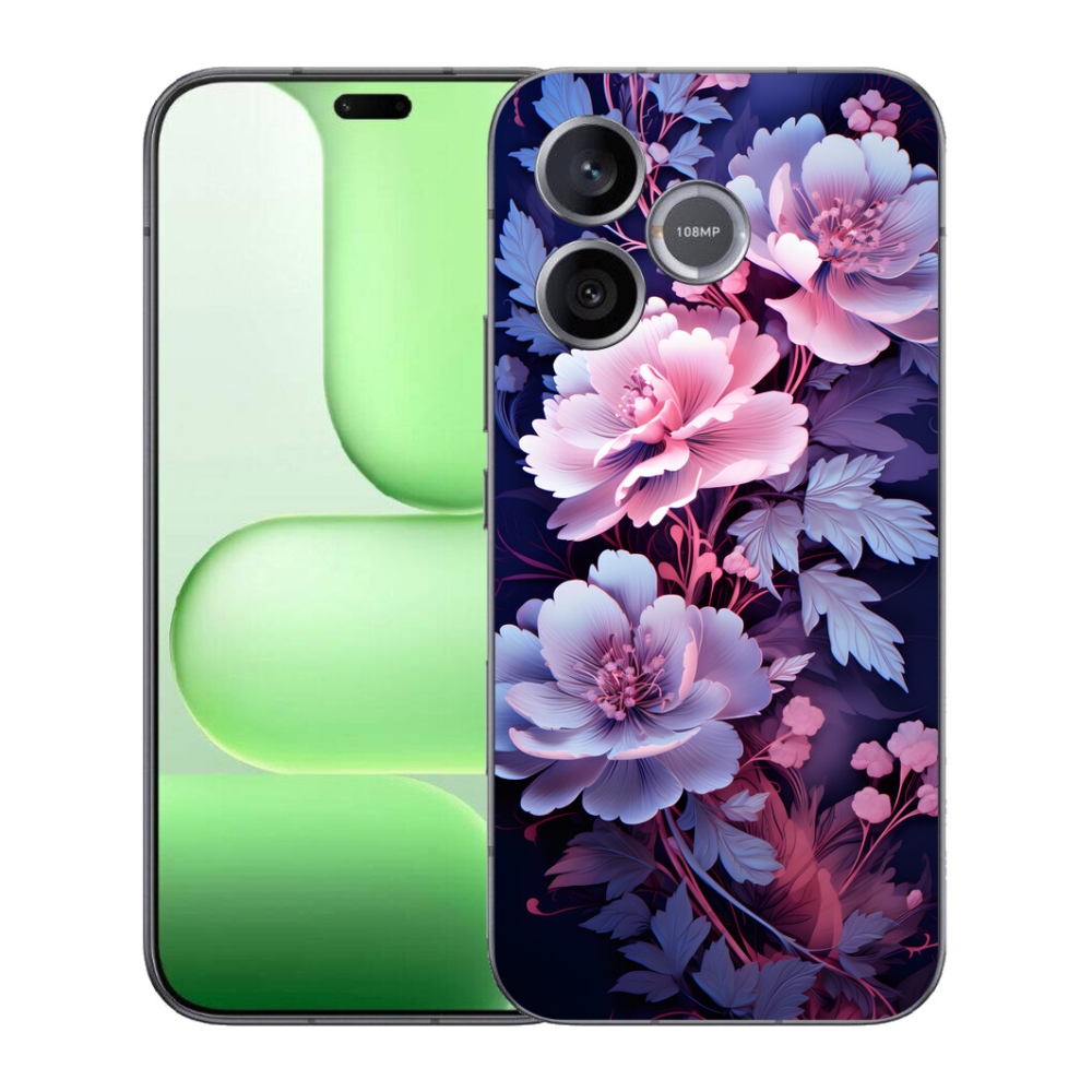 Gelový kryt mmCase na Honer 600 Lite - květiny 11