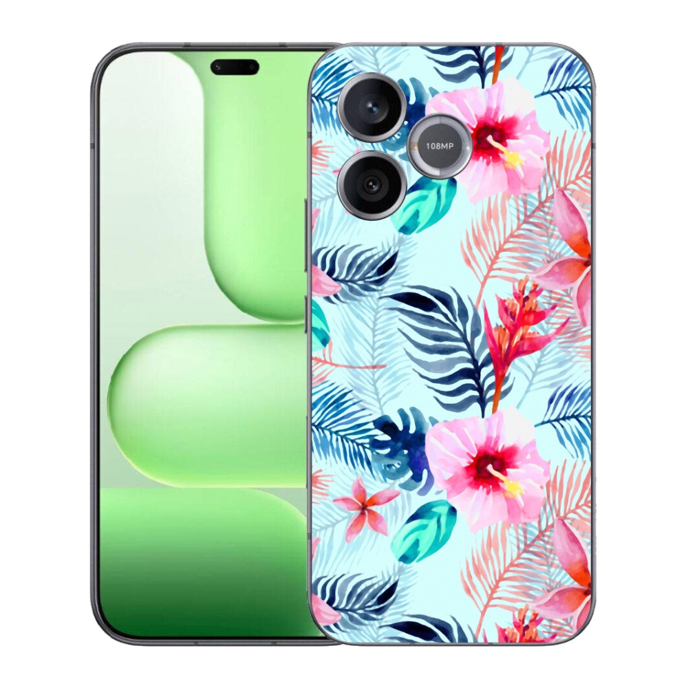 Gelový kryt mmCase na Honer 600 Lite - květiny