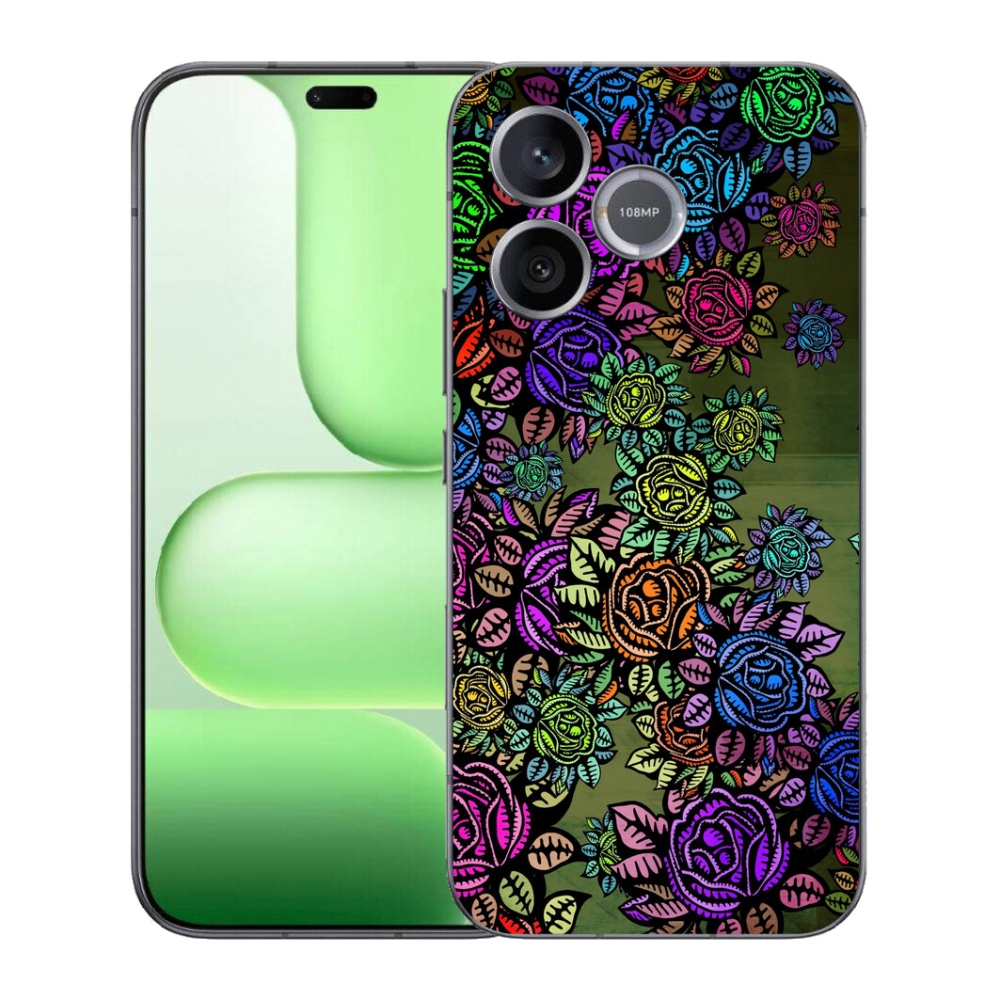 Gelový kryt mmCase na Honer 600 Lite - květiny 6