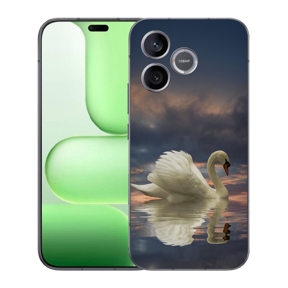Gelový kryt mmCase na Honer 600 Lite - labuť