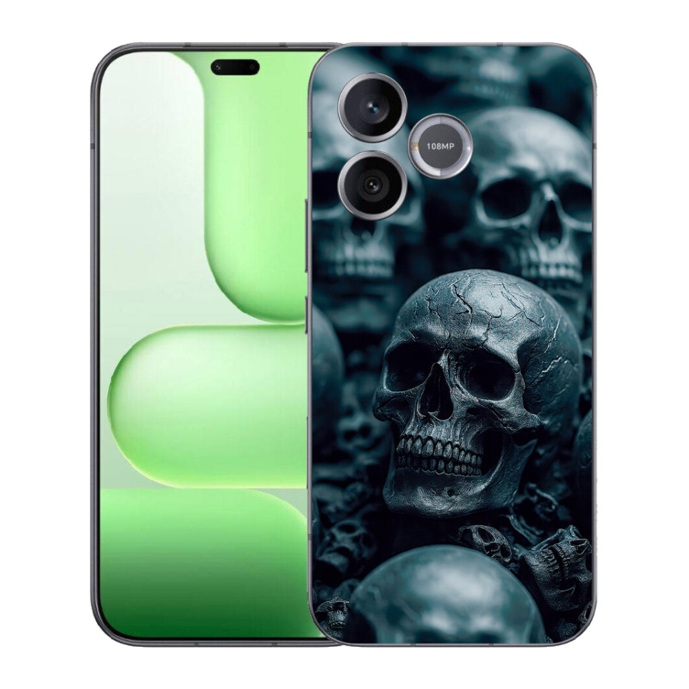 Gelový kryt mmCase na Honer 600 Lite - lebka 2