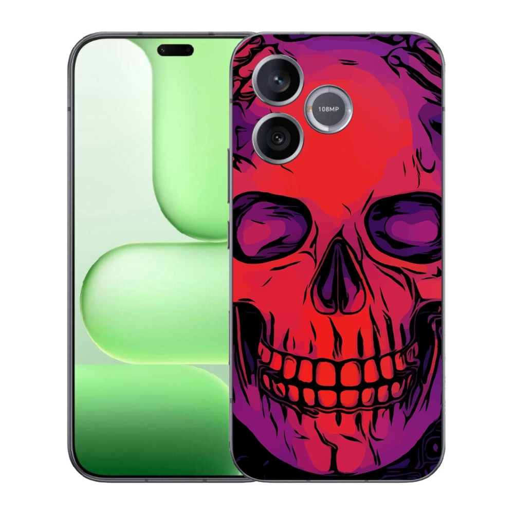 Gelový kryt mmCase na Honer 600 Lite - lebka