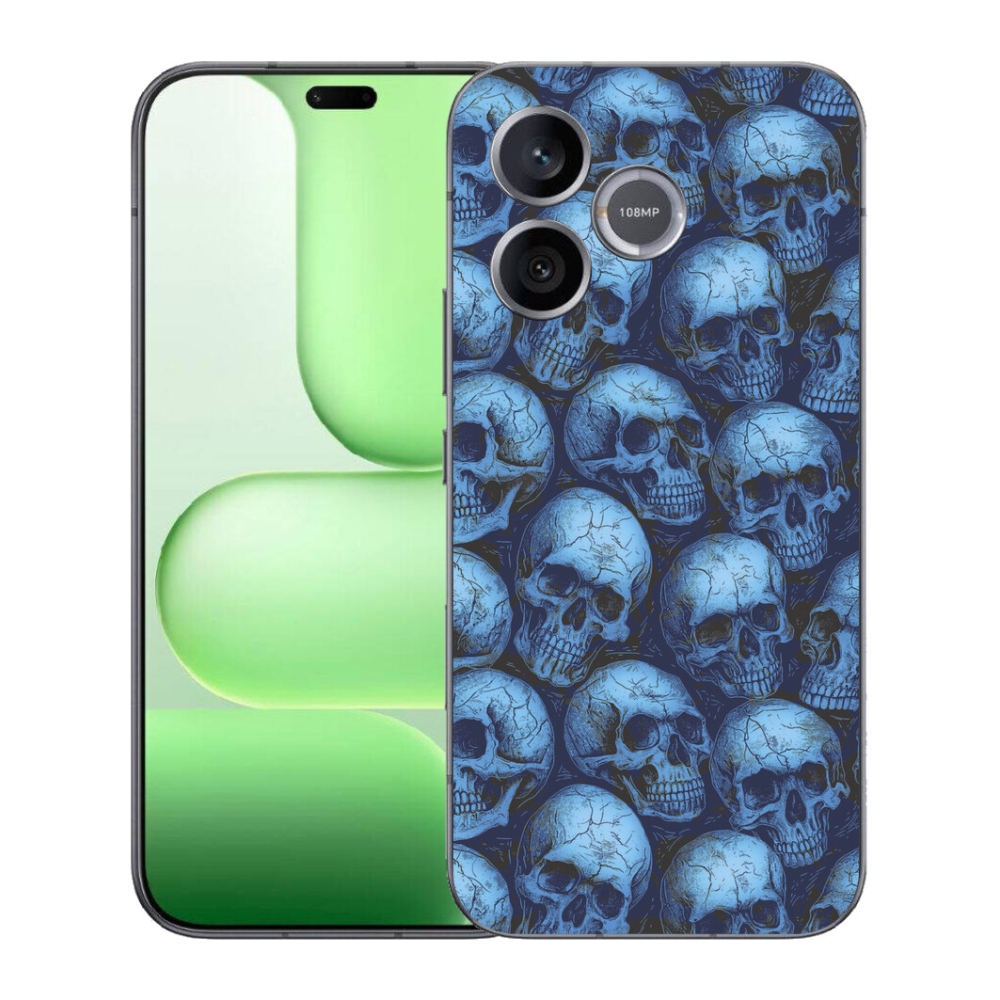 Gelový kryt mmCase na Honer 600 Lite - lebky
