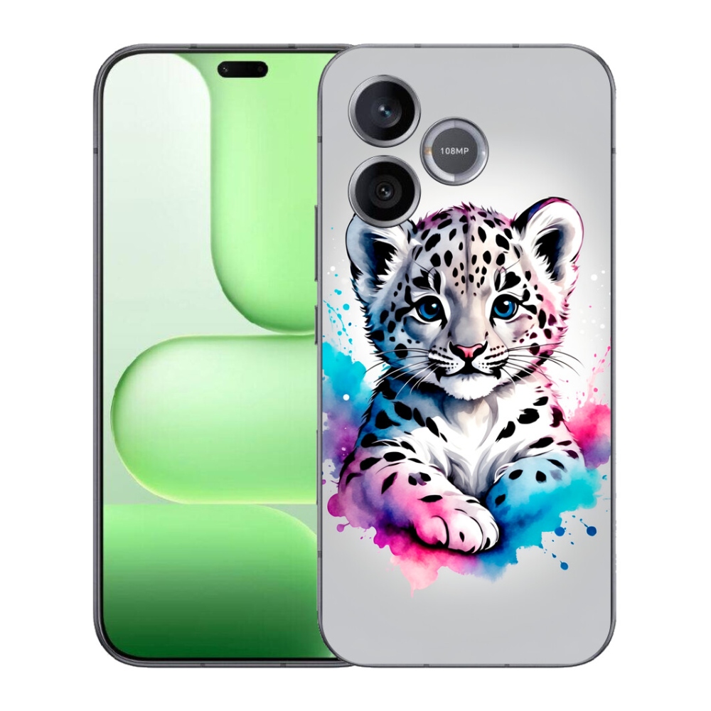 Gelový kryt mmCase na Honer 600 Lite - levhartí mládě