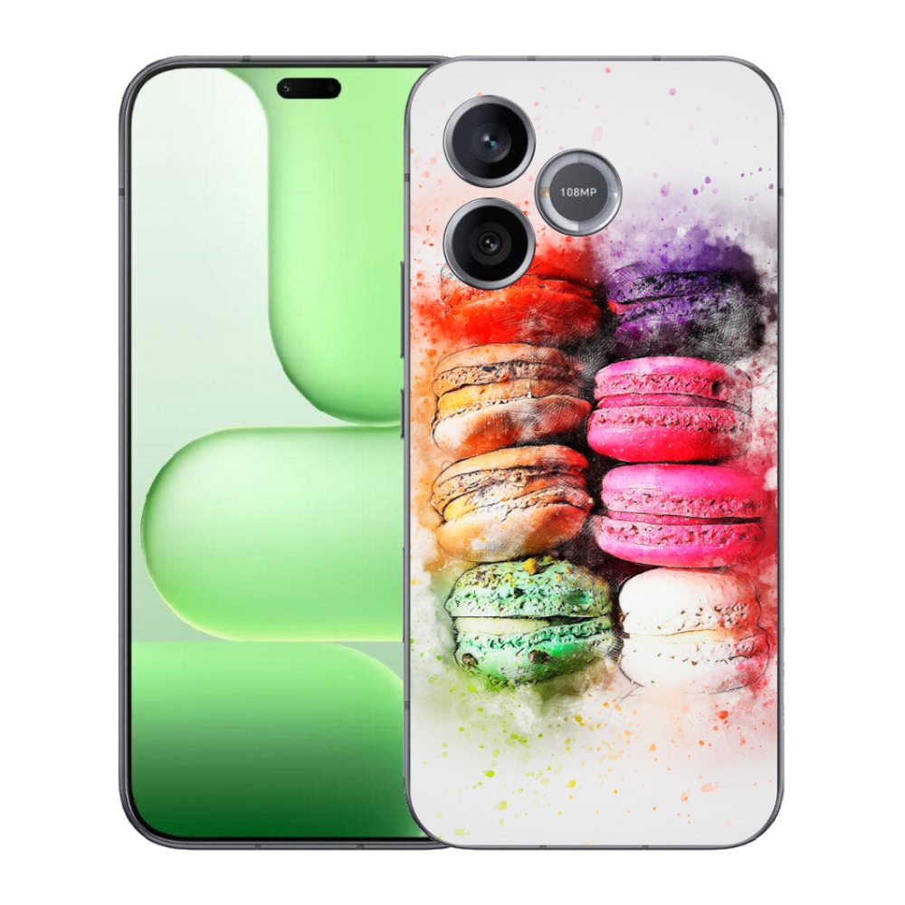 Gelový kryt mmCase na Honer 600 Lite - makrónky