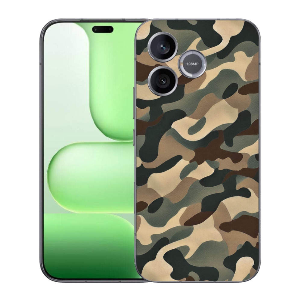 Gelový kryt mmCase na Honer 600 Lite - maskáčový vzor 11