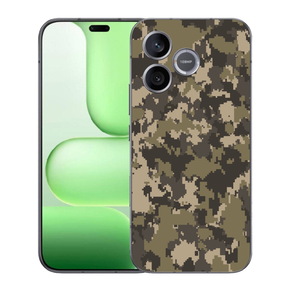 Gelový kryt mmCase na Honer 600 Lite - maskáčový vzor 12