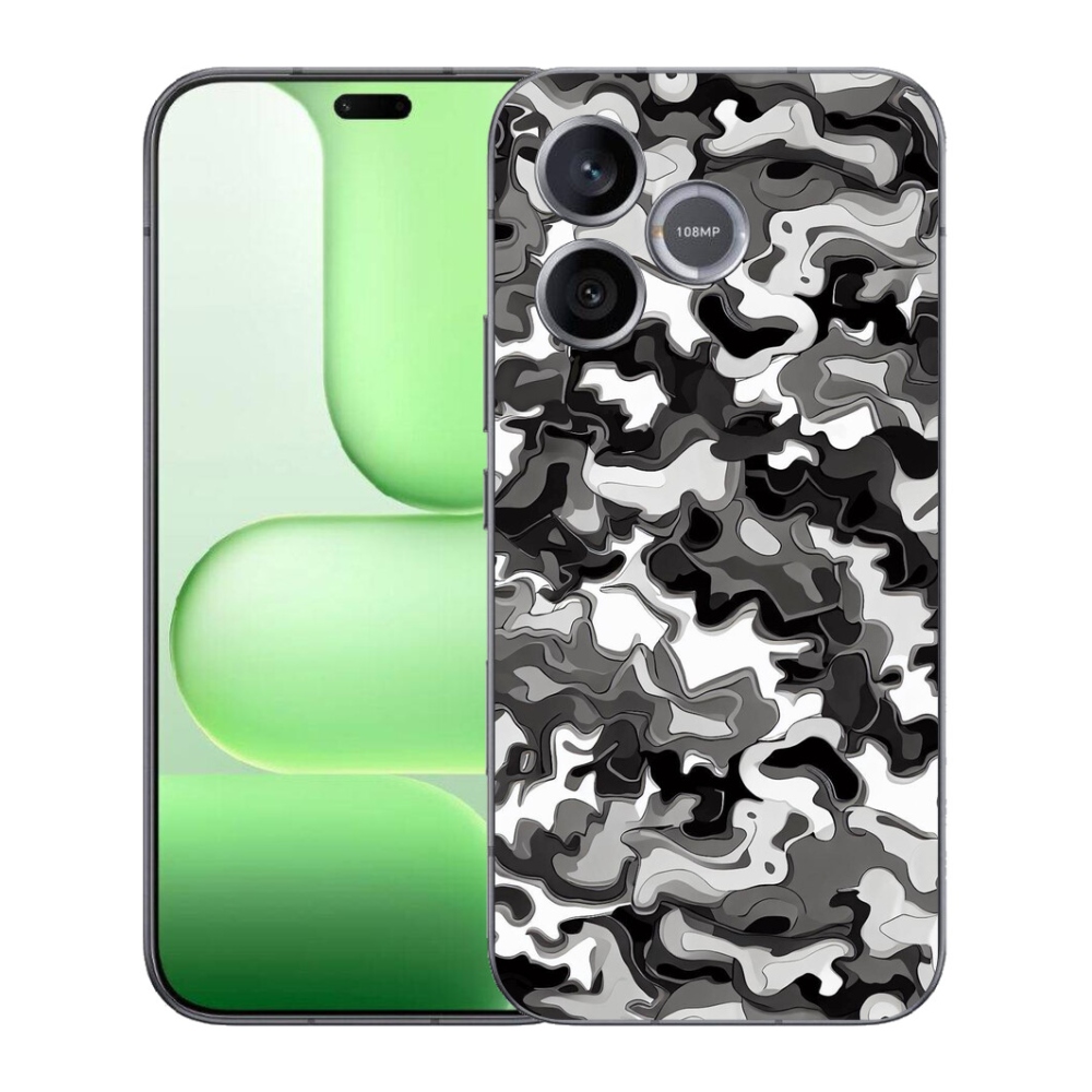 Gelový kryt mmCase na Honer 600 Lite - maskáčový vzor 3