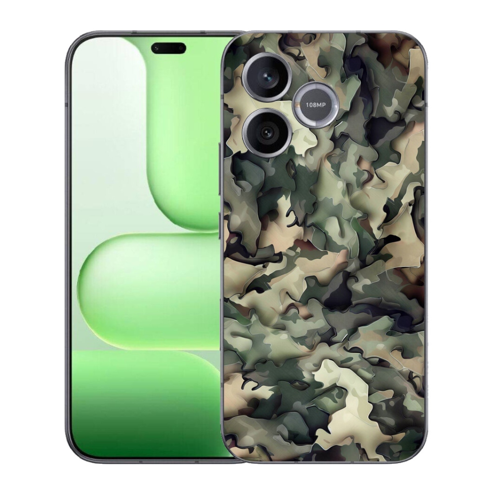 Gelový kryt mmCase na Honer 600 Lite - maskáčový vzor 9